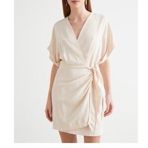 & Other Stories mini wrap dress